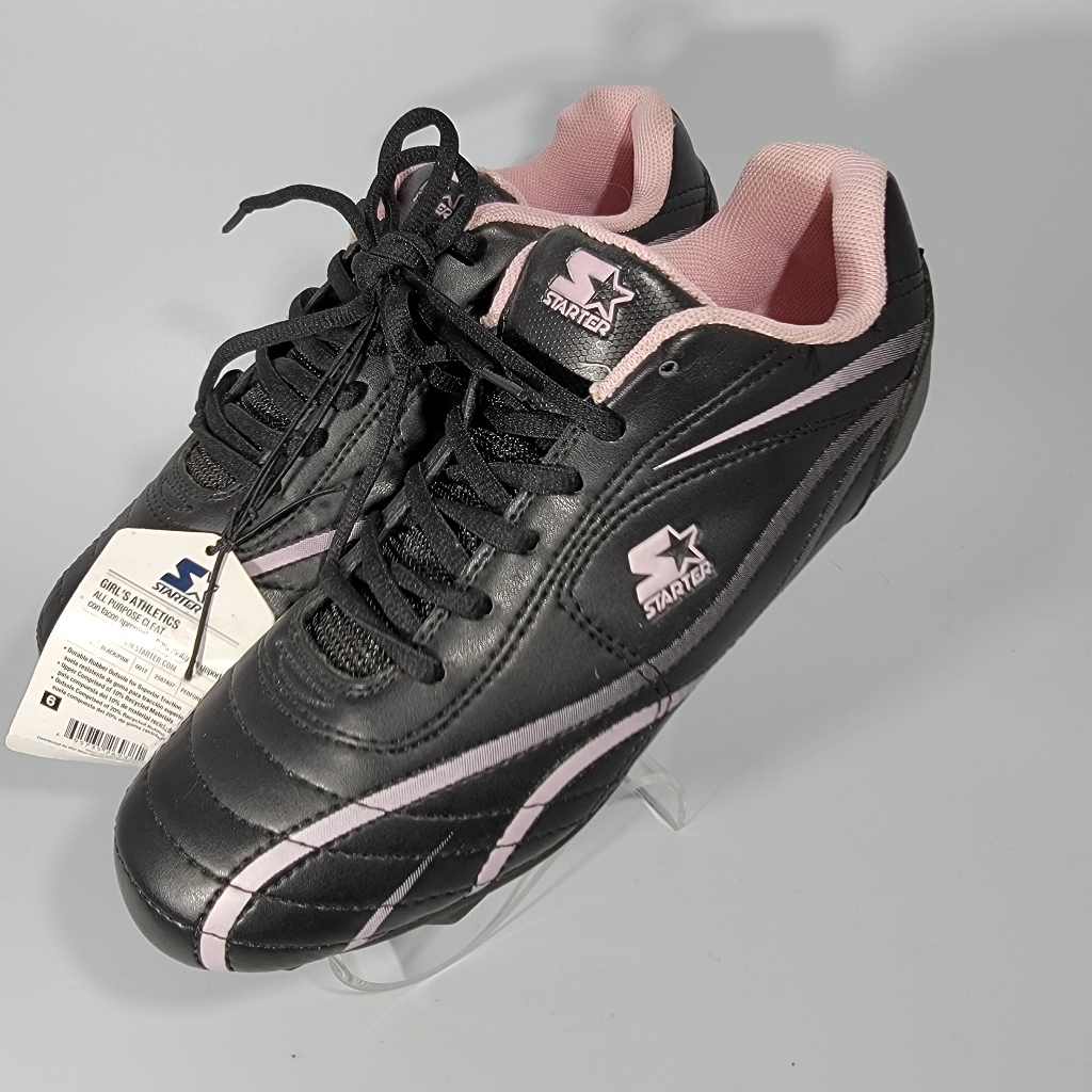 Starter All Purpose Cleats Women's Size 6 Black/Pink Nwt Soccer Field